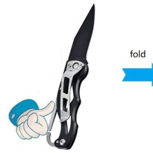 Utility Key chain  EDC Pocket Knife Small Folding Stainless Steel Multipurpose knife for Camping, Hiking, Outdoor Activities